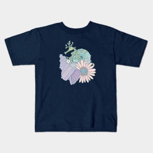 Sea Dragons Sea Shell Garden Kids T-Shirt